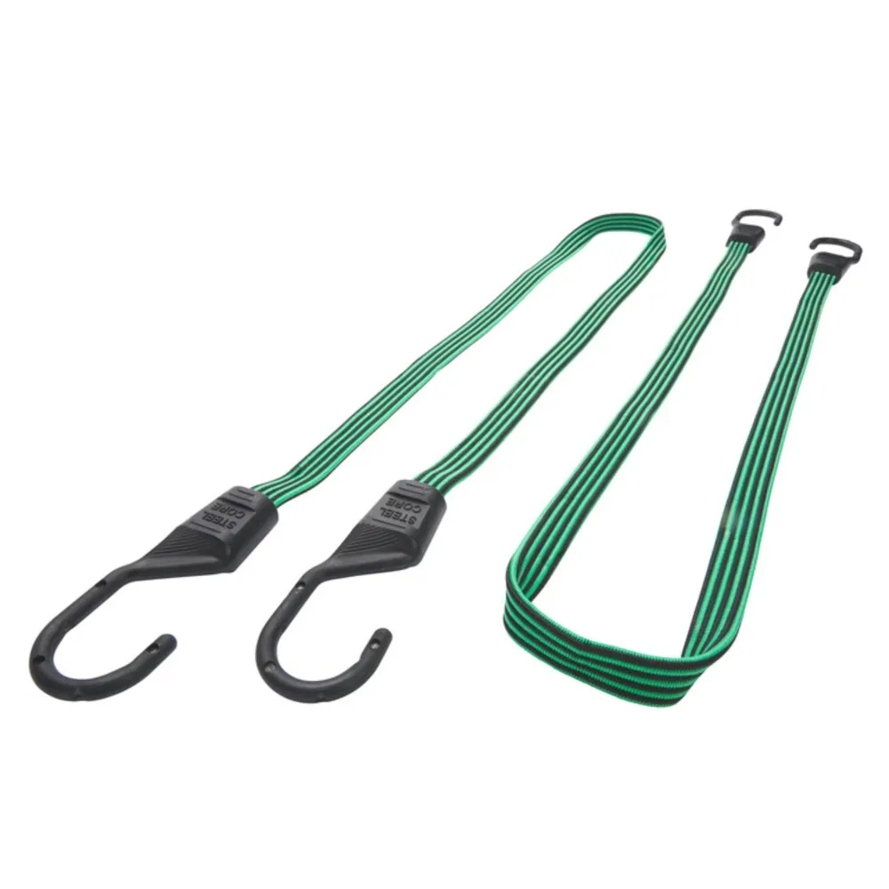 Green and Black Flat Elastic Bungee Cord 48 Inch Heavy Duty Tie Down Straps 2 Pack for Camping Outdoor Gear Storage and Transport
Green and Black Flat Elastic Bungee Cord 48 Inch Heavy Duty Tie Down Straps 2 Pack for Camping Outdoor Gear Storage and Transport