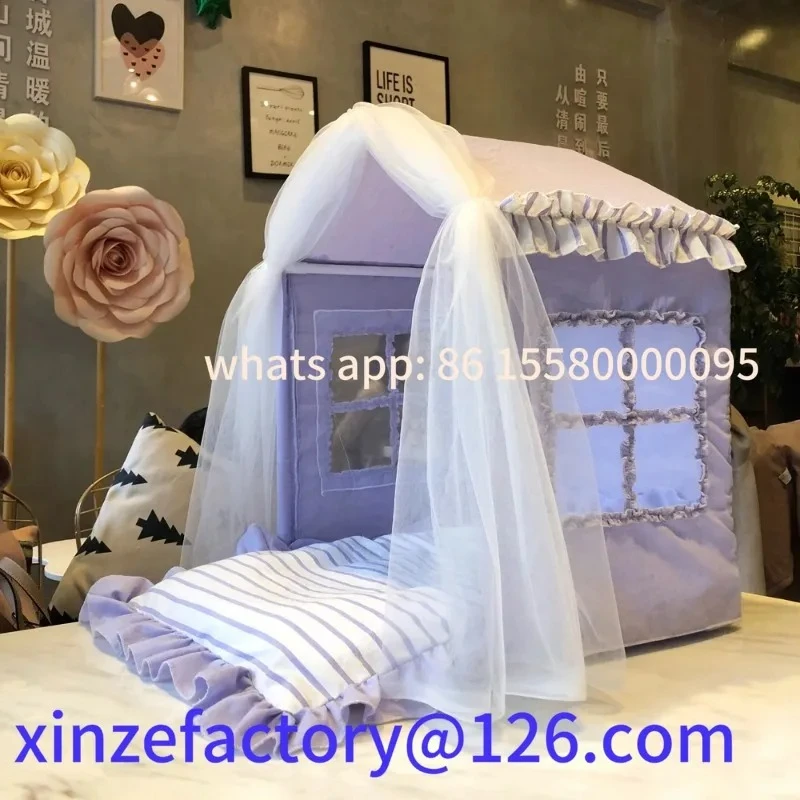 Customizable Cute Princess Pet House Washable Dog or Cat Bed for Small Breeds All-Season Cozy Shelter
Customizable Cute Princess Pet House Washable Dog or Cat Bed for Small Breeds All-Season Cozy Shelter
