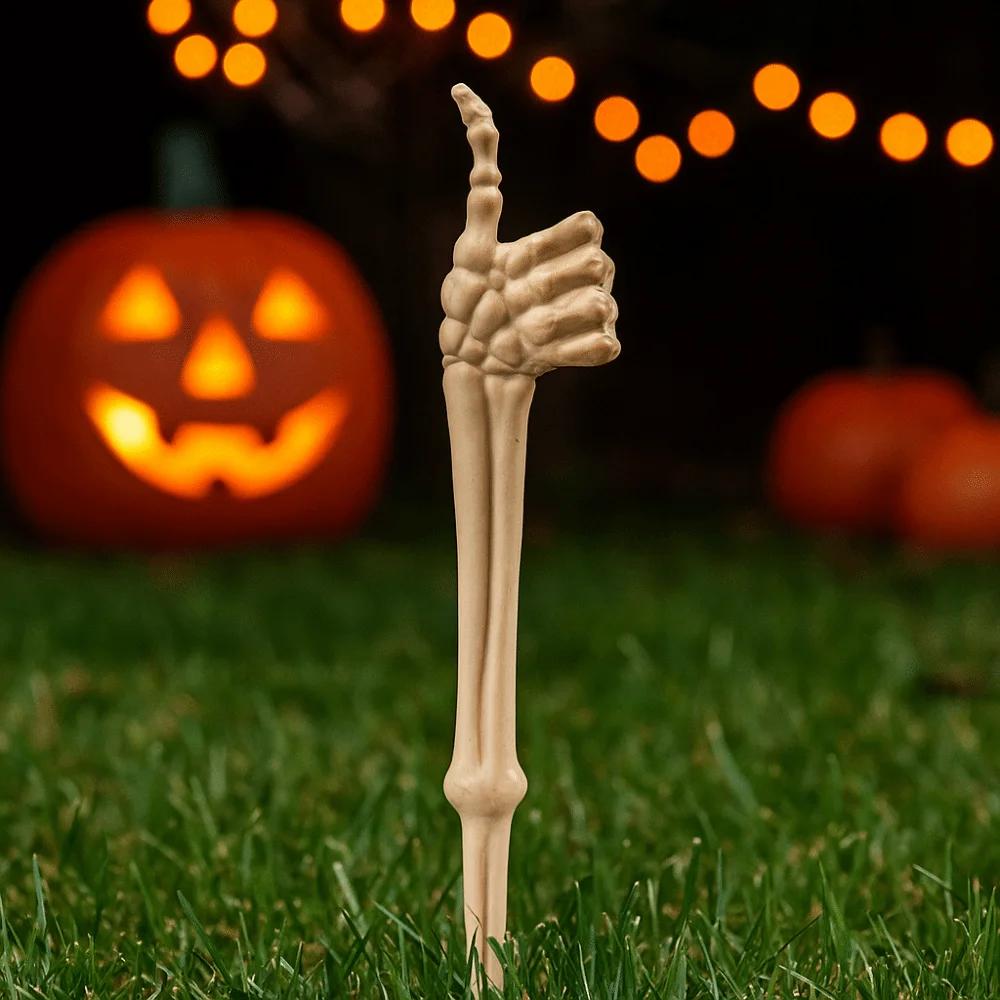Removable Skeleton Gesture Lawn Stake Stable Realistic Design Lifelike Skeleton Stake Yard Signs Spooky Decor Unique
Removable Skeleton Gesture Lawn Stake Stable Realistic Design Lifelike Skeleton Stake Yard Signs Spooky Decor Unique