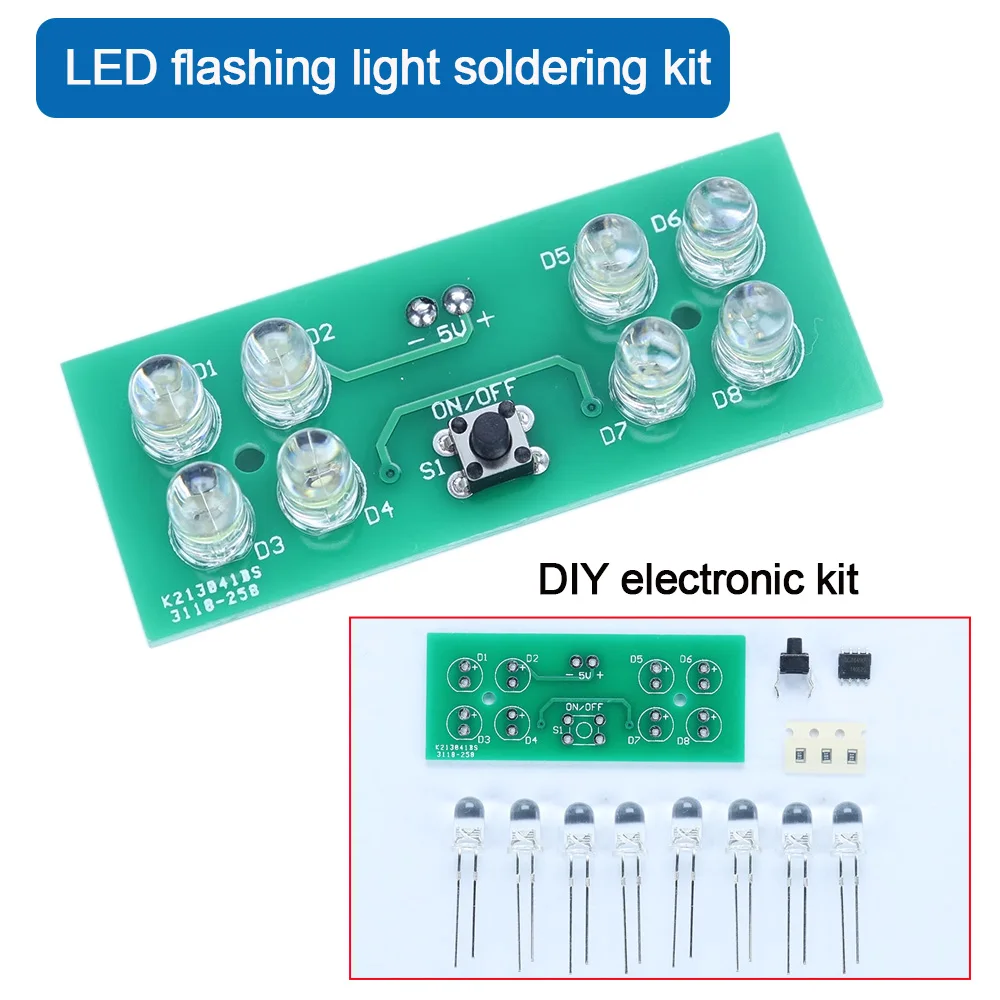 DIY electronic LED Flashlight soldering Kit SMD components Board for beginner
DIY electronic LED Flashlight soldering Kit SMD components Board for beginner