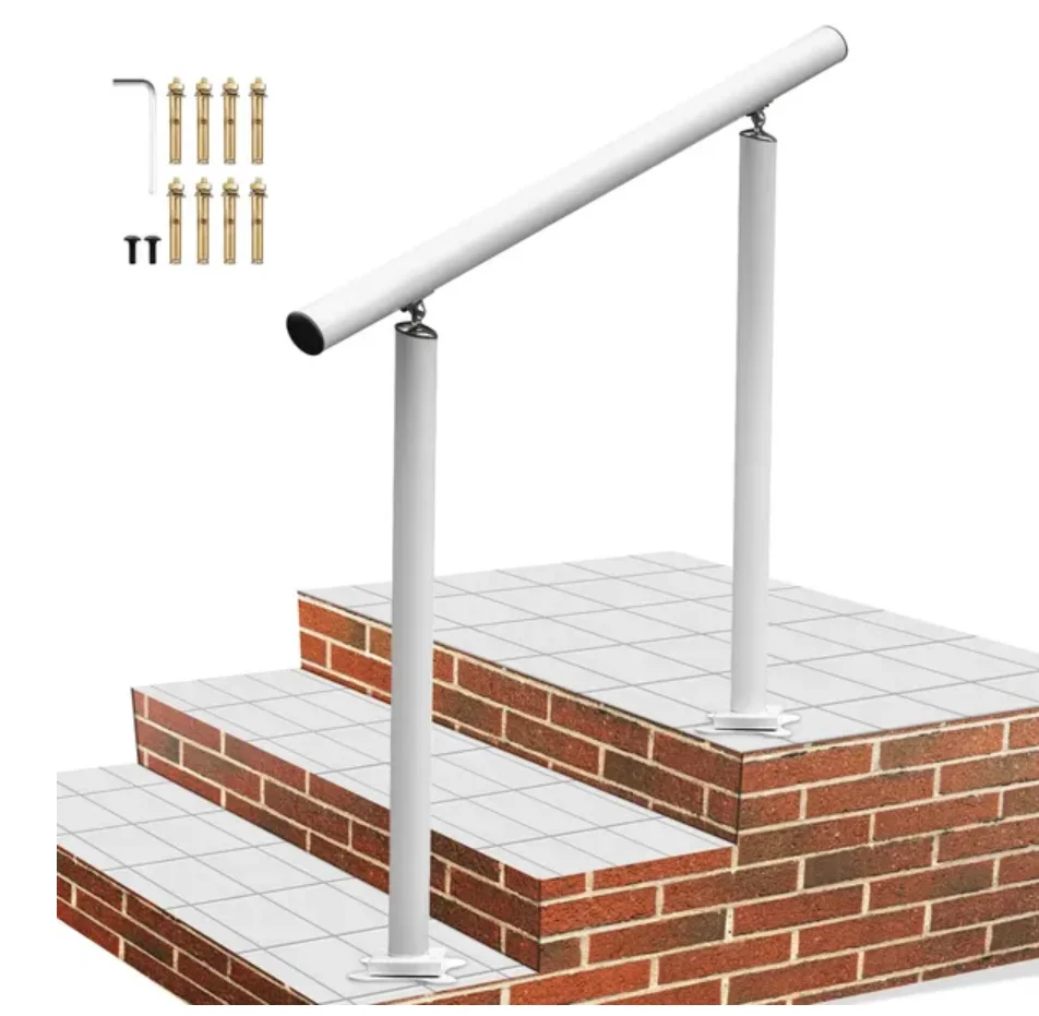 VEVOR Outdoor Stair Railing Kit, 3 FT Handrails for 2-3 Steps, Adjustable Angle, White Aluminum, Elderly-Friendly
VEVOR Outdoor Stair Railing Kit, 3 FT Handrails for 2-3 Steps, Adjustable Angle, White Aluminum, Elderly-Friendly