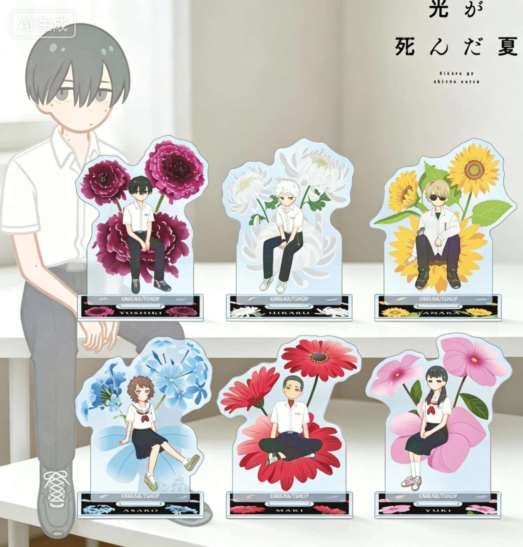 Anime The Summer Hikaru Died Botania series Yoshiki Tsujinaka Acrylic Stand Model Plate Keychains Desktop Ornament Fans Gifts
Anime The Summer Hikaru Died Botania series Yoshiki Tsujinaka Acrylic Stand Model Plate Keychains Desktop Ornament Fans Gifts