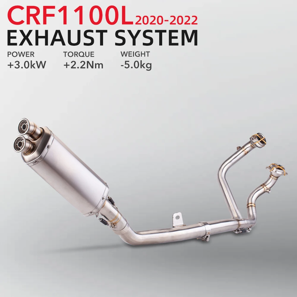 Suitable for CRF1100 dual exit exhaust front manifold connection pipe slip on 51mm escape system 2020-2022
Suitable for CRF1100 dual exit exhaust front manifold connection pipe slip on 51mm escape system 2020-2022