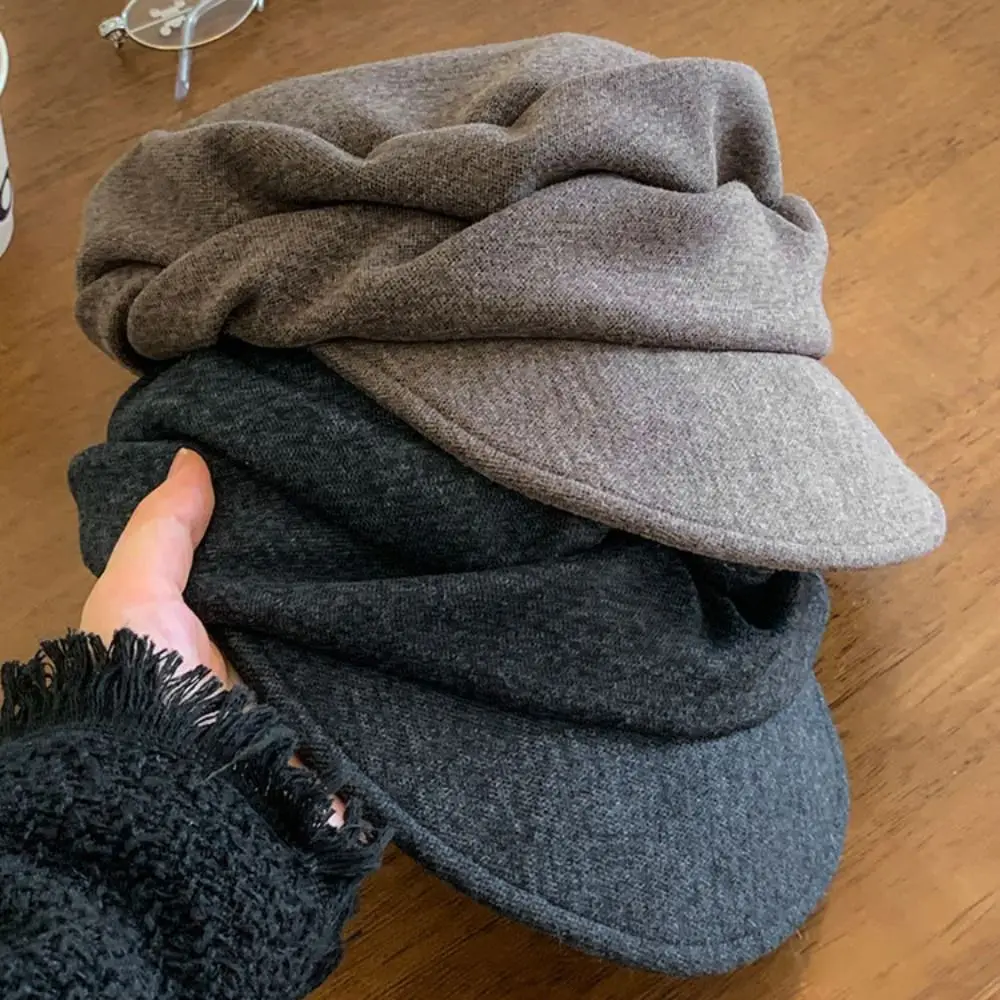 Casual British Style Wool Beret Black Retro Pleated Octagonal Hat Artist Hat Korean Style Painter Hat Outdoor
Casual British Style Wool Beret Black Retro Pleated Octagonal Hat Artist Hat Korean Style Painter Hat Outdoor