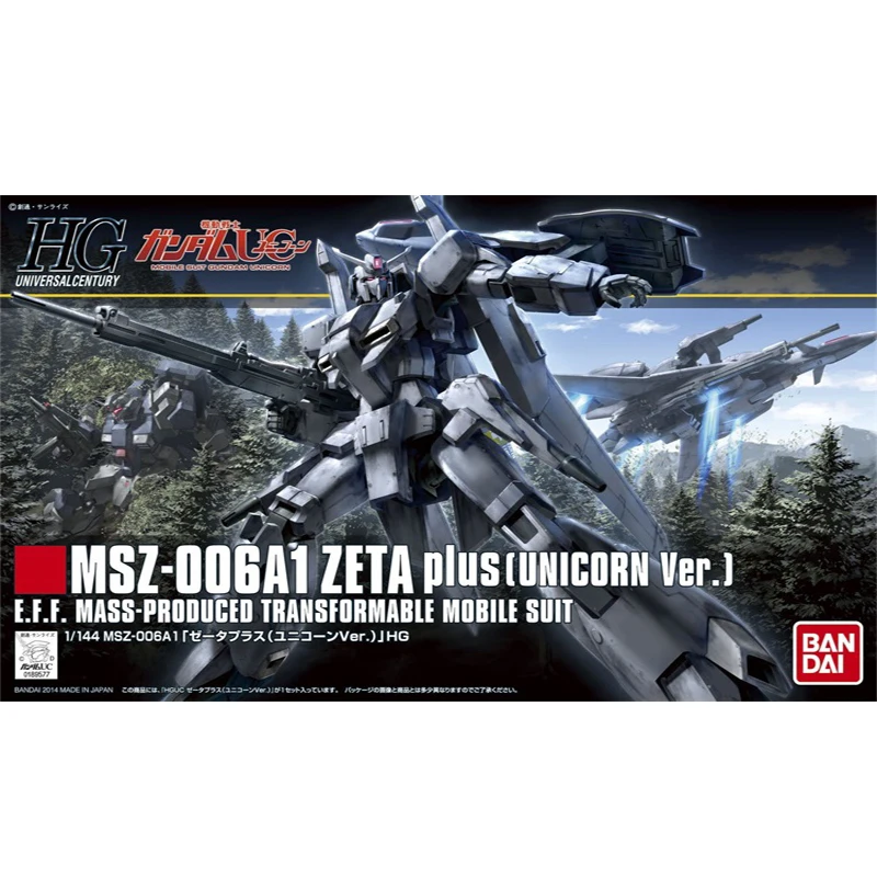 Оригинальный Bandai HG 1/144 MSZ-006A1 Zeta Plus Unicorn Gundam Model Kit Фигурки Gundam Сборная модель для мальчиков Игрушки Подарки
Оригинальный Bandai HG 1/144 MSZ-006A1 Zeta Plus Unicorn Gundam Model Kit Фигурки Gundam Сборная модель для мальчиков Игрушки Подарки