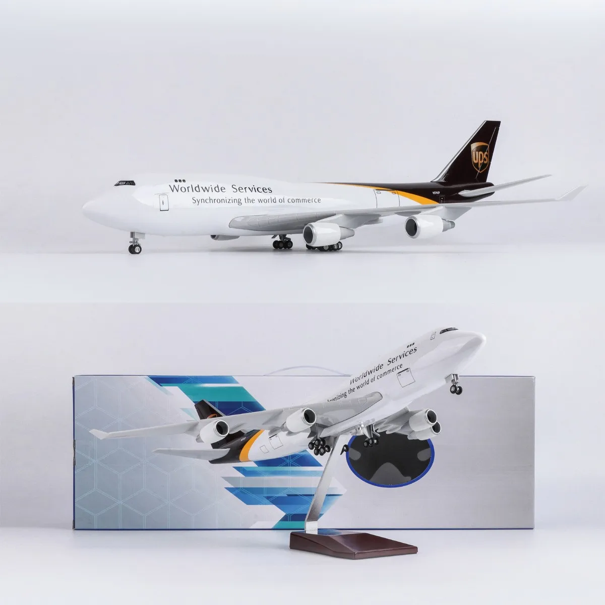 47cm ATLAS B747-400 Cargo Airplane Model 1/150 Scale Diecast Resin Airplane Model Kit Collectible Display Aircraft Toy planes
47cm ATLAS B747-400 Cargo Airplane Model 1/150 Scale Diecast Resin Airplane Model Kit Collectible Display Aircraft Toy planes