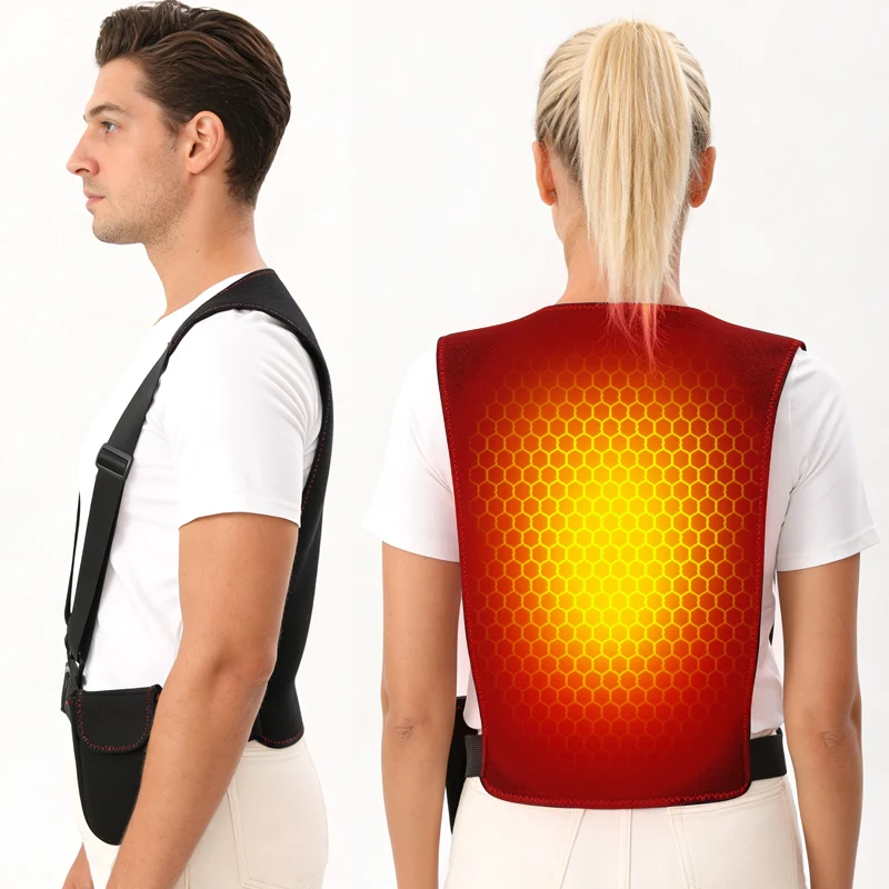 Защитный пояс с подогревом, снимает усталость мышц плеч, согревающий жилет на спине, талии, подтяжки
Защитный пояс с подогревом, снимает усталость мышц плеч, согревающий жилет на спине, талии, подтяжки