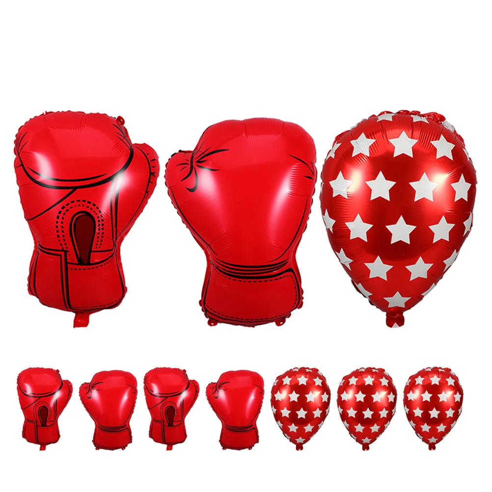 12 Pcs Fighting Party Decoration Inflatable Boxing Gloves Decorations Sports Balloon Balloons Aluminum Film
12 Pcs Fighting Party Decoration Inflatable Boxing Gloves Decorations Sports Balloon Balloons Aluminum Film