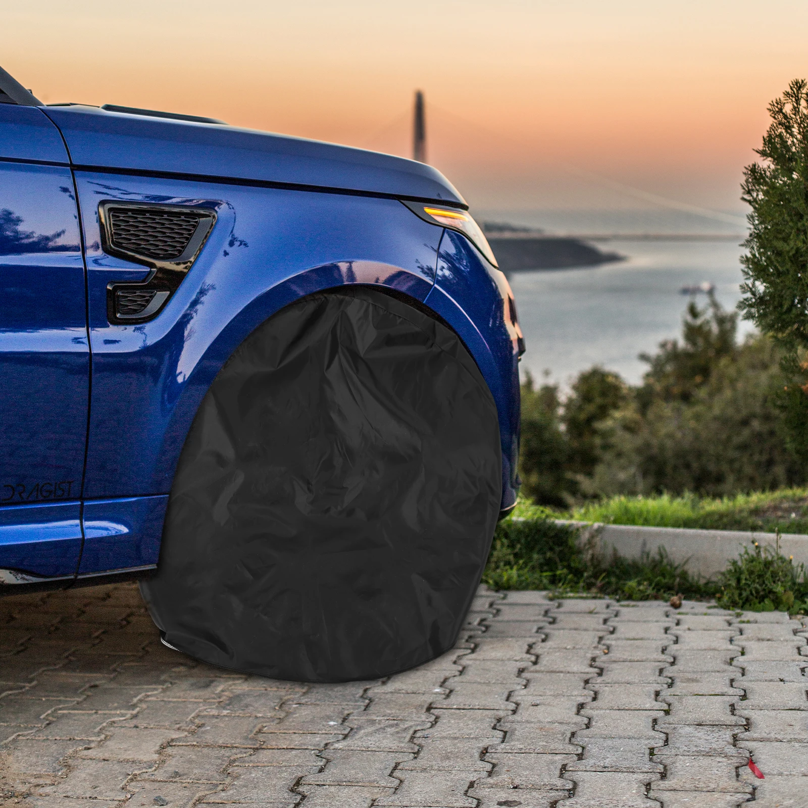 Premium Tire Protector Cover for Car Truck Rv Trailer - Universal Fit Lightweight Compact Easy Storage Weather Shield
Premium Tire Protector Cover for Car Truck Rv Trailer - Universal Fit Lightweight Compact Easy Storage Weather Shield