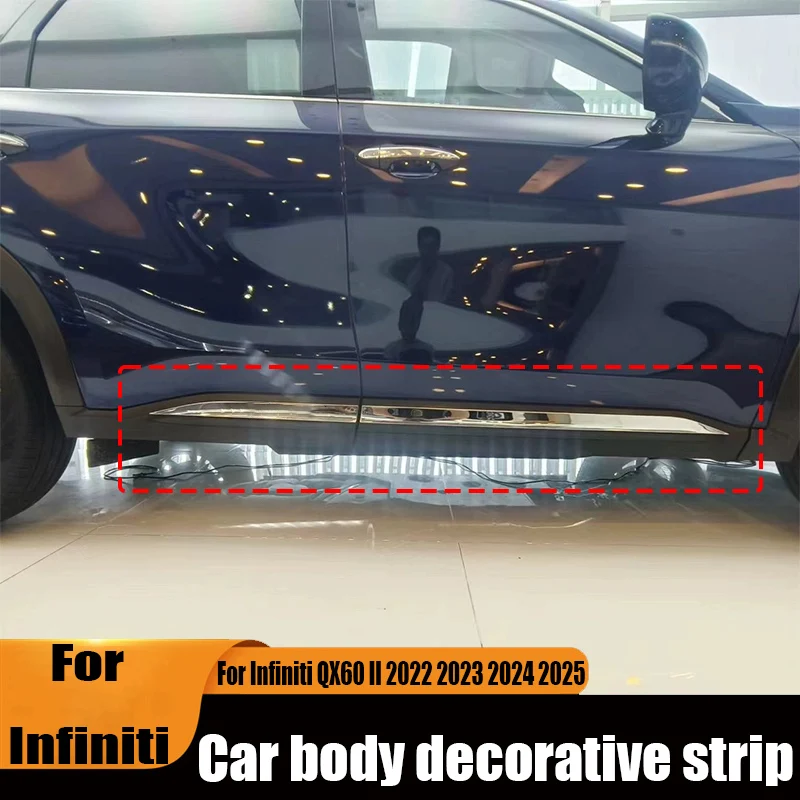 For Infiniti QX60 II 2022 2023 2024 2025 car body decoration strip car exterior decoration accessories high-end same model
For Infiniti QX60 II 2022 2023 2024 2025 car body decoration strip car exterior decoration accessories high-end same model