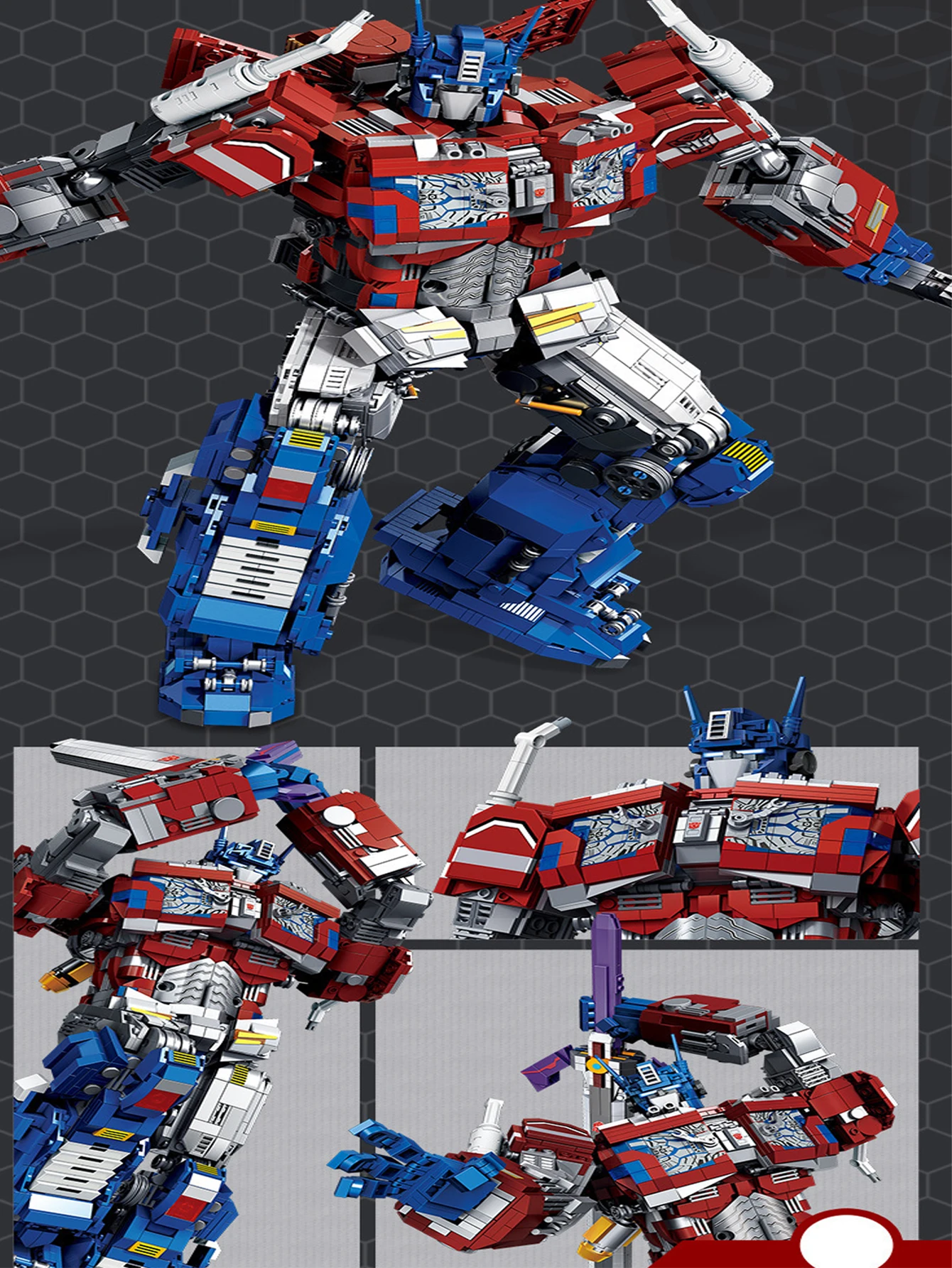 Bilibili le go building block toys Student compatible Lego building block transformable mecha toys Creative gifts
Bilibili le go building block toys Student compatible Lego building block transformable mecha toys Creative gifts