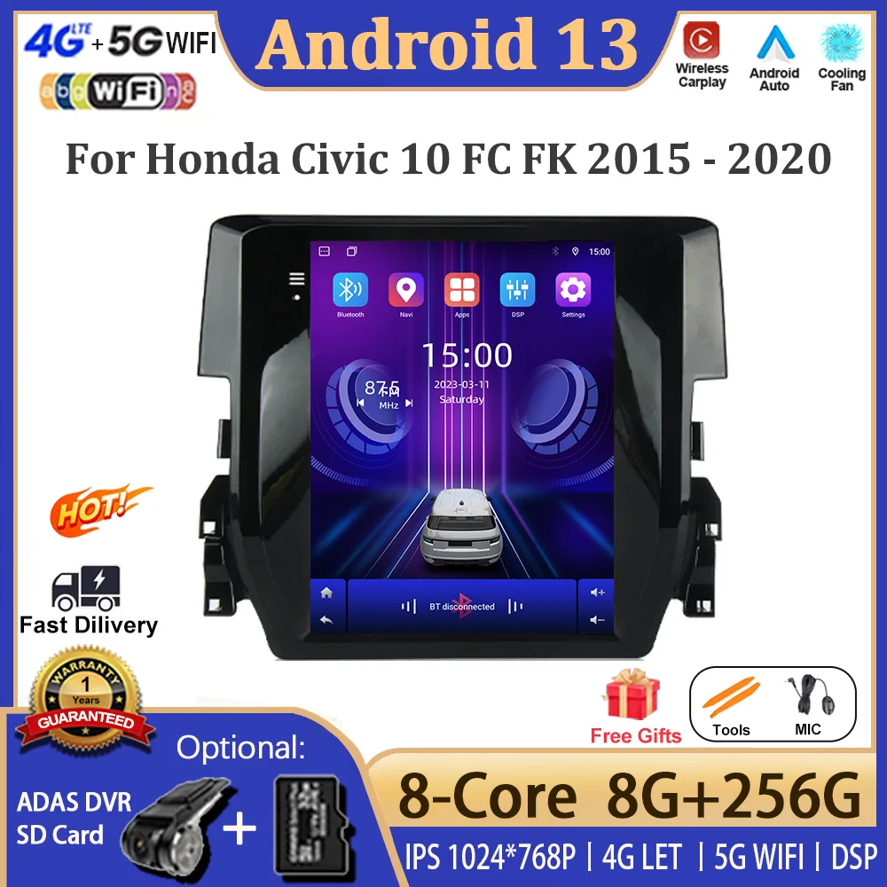 9,7 ''Android 13 для Honda Civic 10 FC FK 2015 - 2020 видеоплеер навигация мультимедийный автомобиль беспроводной Carplay BT инструменты
9,7 ''Android 13 для Honda Civic 10 FC FK 2015 - 2020 видеоплеер навигация мультимедийный автомобиль беспроводной Carplay BT инструменты