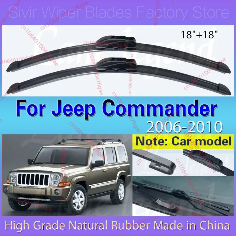Car Wiper Blades For Jeep Commander 2006 2007 2008 2009 2010 Windshield Windscreen Front Window Blades 18"+18" Car Accessories
Car Wiper Blades For Jeep Commander 2006 2007 2008 2009 2010 Windshield Windscreen Front Window Blades 18"+18" Car Accessories