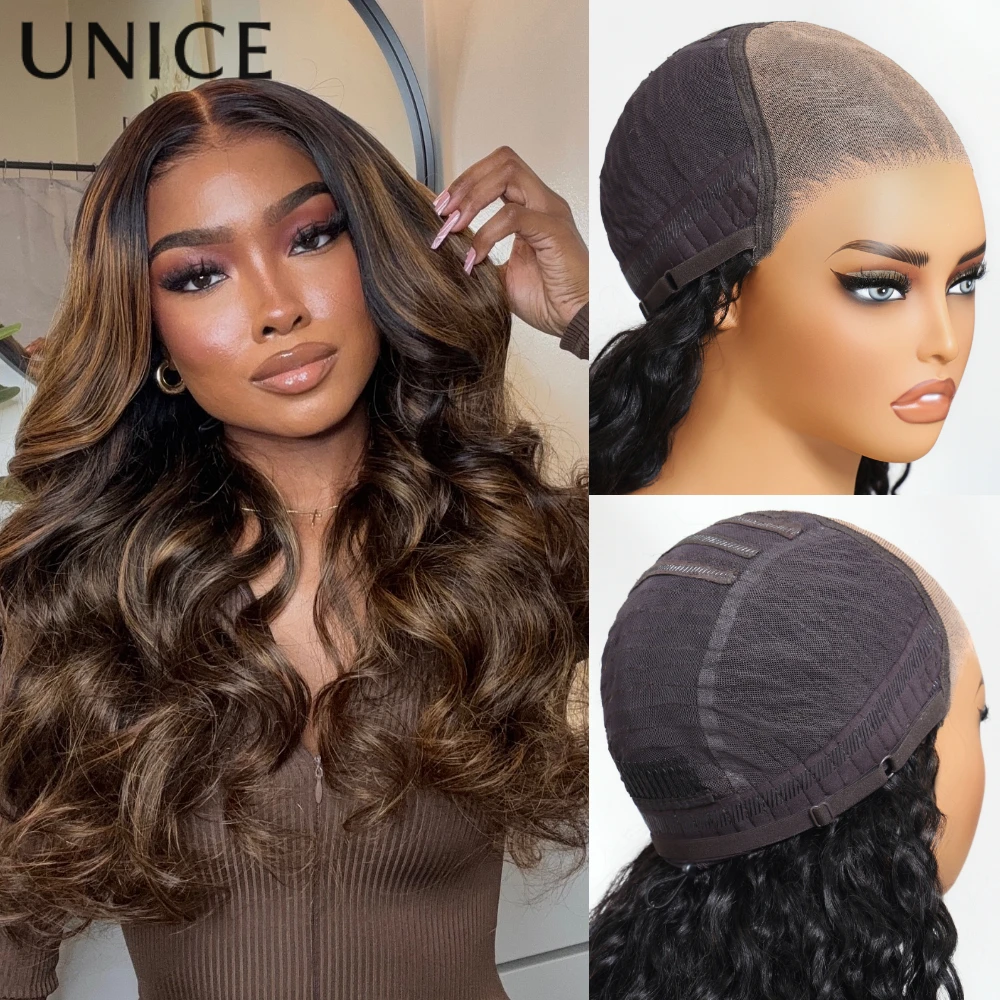 UNice 7x5 Bye Bye Slip™ Balayage Highlight Body Wave Human Hair Glueless Wig With Drawstring
UNice 7x5 Bye Bye Slip™ Balayage Highlight Body Wave Human Hair Glueless Wig With Drawstring