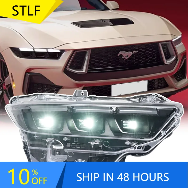 STLFArchaic Headlamp for Fords Mustang OE Headlights2024-up Car Light with Sequential Turn Signal Car Head Light - Chrom Design
STLFArchaic Headlamp for Fords Mustang OE Headlights2024-up Car Light with Sequential Turn Signal Car Head Light - Chrom Design