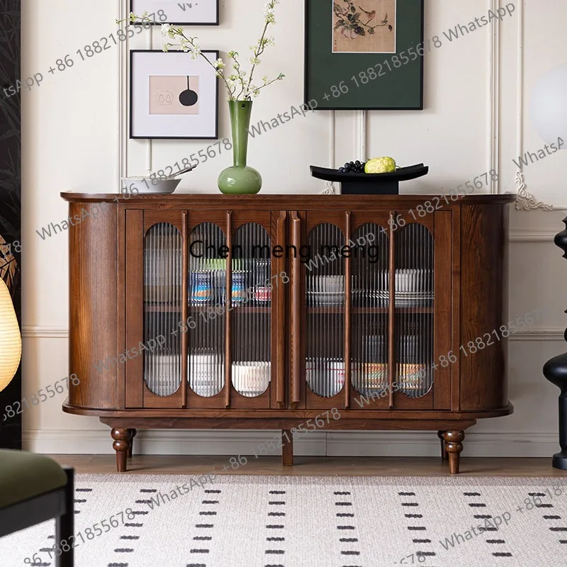 American light luxury solid wood dining side cabinet, living room storage decorative cabinet, retro foyer entrance
American light luxury solid wood dining side cabinet, living room storage decorative cabinet, retro foyer entrance