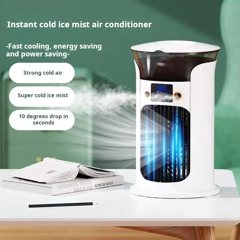 Portable Desktop Cold Air Fan USB Mini Home Use Multi-Function Air Conditioner Fan for Personal Cooling
Portable Desktop Cold Air Fan USB Mini Home Use Multi-Function Air Conditioner Fan for Personal Cooling