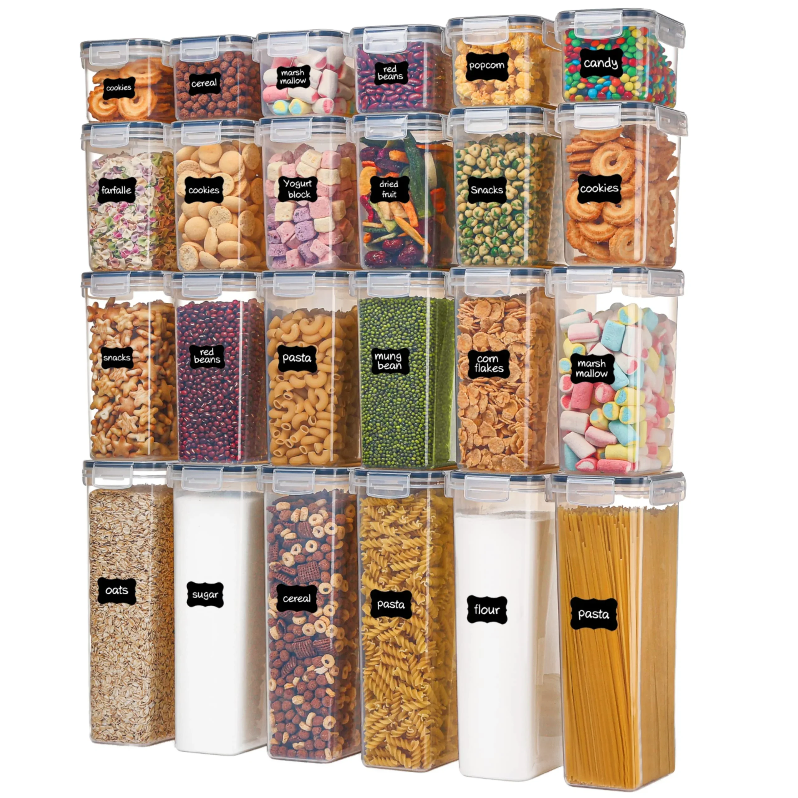 Modern Design Plastic Fresh-Keeping Snack Storage Jar for Kitchen Refrigerator for Food & Grain Storage
Modern Design Plastic Fresh-Keeping Snack Storage Jar for Kitchen Refrigerator for Food & Grain Storage