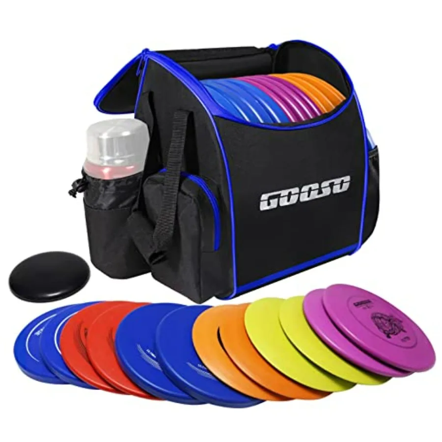 Disc Golf Set with Bag - 12 PCS Flying Disc Golf Discs for Beginner with Putter, Midrange, Driver Portable Disc Golf Backpack H
Disc Golf Set with Bag - 12 PCS Flying Disc Golf Discs for Beginner with Putter, Midrange, Driver Portable Disc Golf Backpack H