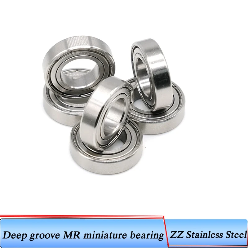 MR Miniature Deep Groove Ball Bearings AISI 420 Stainless Steel | ZZ Shield High Speed Low Noise for Motor/Tools/Drones
MR Miniature Deep Groove Ball Bearings AISI 420 Stainless Steel | ZZ Shield High Speed Low Noise for Motor/Tools/Drones