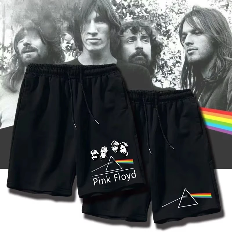 European and American Rock Band Cotton Shorts - Pink Floyd's "The Dark Side of The Moon" Street Style, Suitable for Daily
European and American Rock Band Cotton Shorts - Pink Floyd's "The Dark Side of The Moon" Street Style, Suitable for Daily