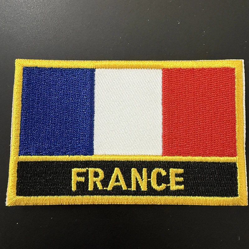 France Flag Embroidery Patches Iron on Saw on Transfer patches Sewing Applications for Clothes in Home&Garden
France Flag Embroidery Patches Iron on Saw on Transfer patches Sewing Applications for Clothes in Home&Garden