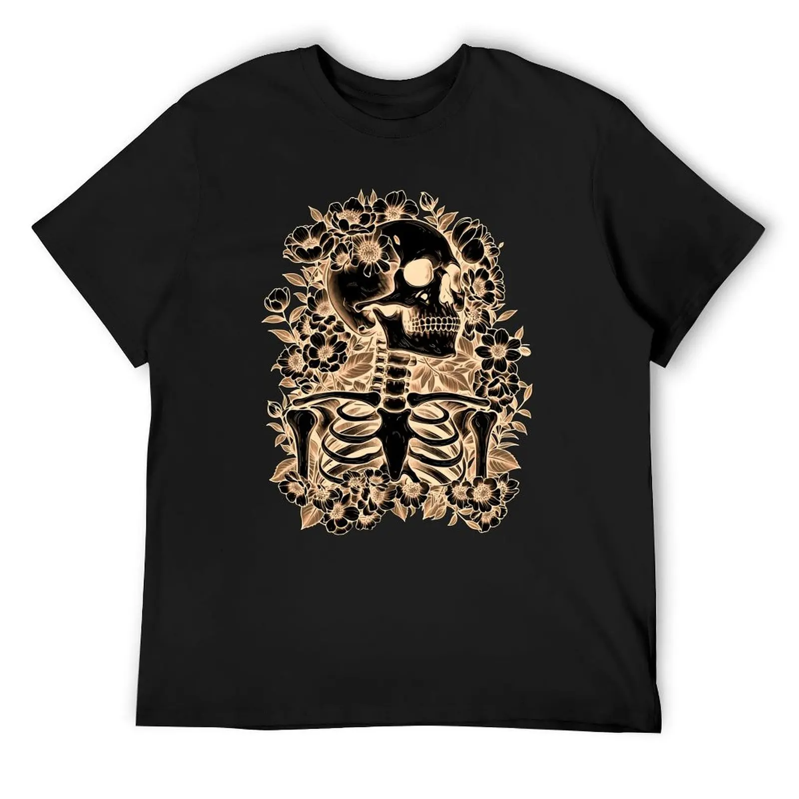 Flower Skeleton Happiness in Afterlife T-Shirt graphic t shirt vintage cute tops Blouse blacks black t-shirts for men
Flower Skeleton Happiness in Afterlife T-Shirt graphic t shirt vintage cute tops Blouse blacks black t-shirts for men
