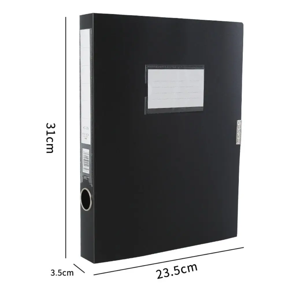 Simple Black Blue A4 File Folder Dustproof PP Plastic Paper Storage Box Thickened Document Case Test Paper
Simple Black Blue A4 File Folder Dustproof PP Plastic Paper Storage Box Thickened Document Case Test Paper