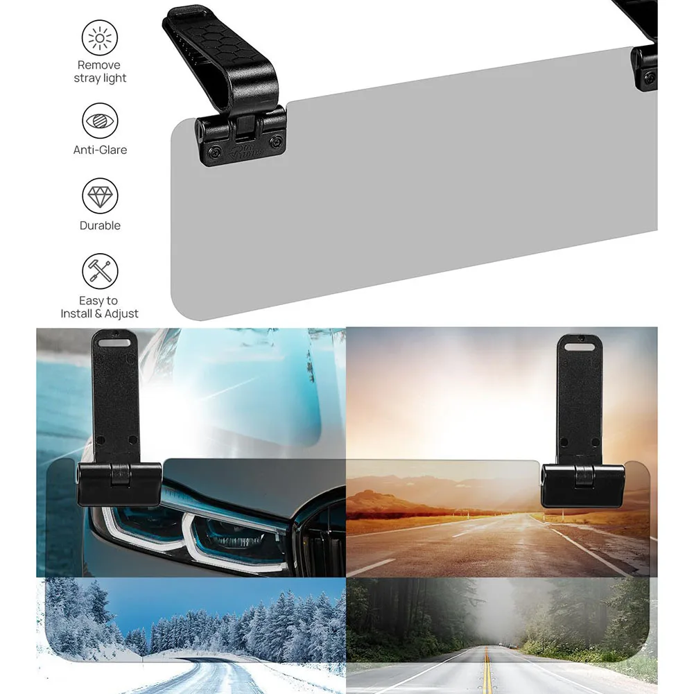 Car Sun Visor Extension Designed for Glare Reduction with Adjustable Length and Dual Clips Compatible Most Car Models
Car Sun Visor Extension Designed for Glare Reduction with Adjustable Length and Dual Clips Compatible Most Car Models