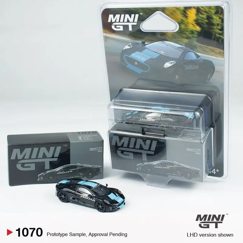 MINIGT 1:64 Jaguar C-X75 Black and Blue Color Matching, Alloy Car Model Collection Ornament #1070
MINIGT 1:64 Jaguar C-X75 Black and Blue Color Matching, Alloy Car Model Collection Ornament #1070
