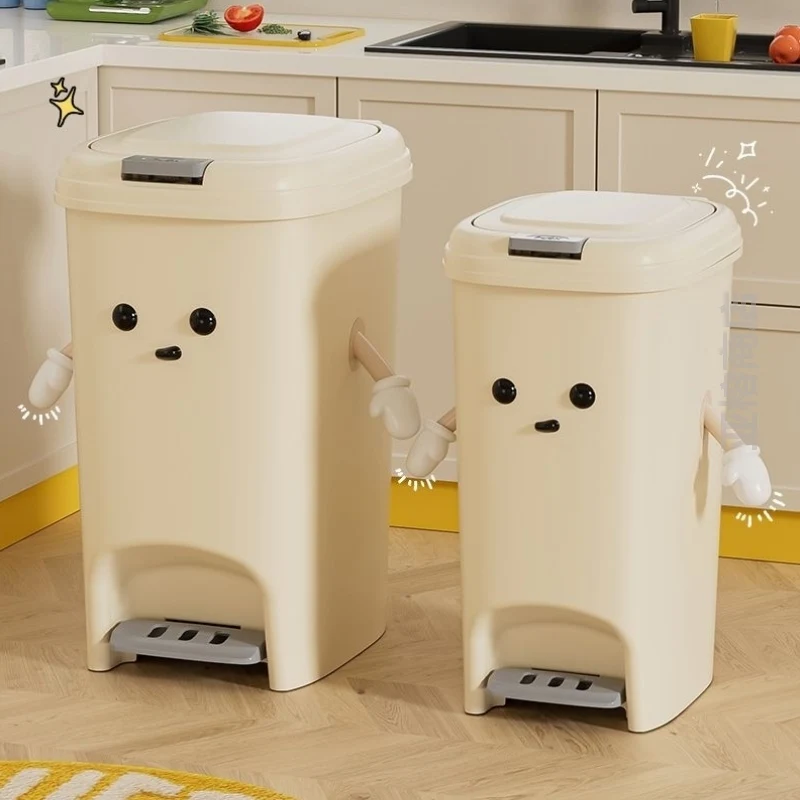 Large Capaci Foot Pedal Kitchen Waste Bin Cute Foot Operated Tra Can for Dormi And Home Office Paper Recycling
Large Capaci Foot Pedal Kitchen Waste Bin Cute Foot Operated Tra Can for Dormi And Home Office Paper Recycling
