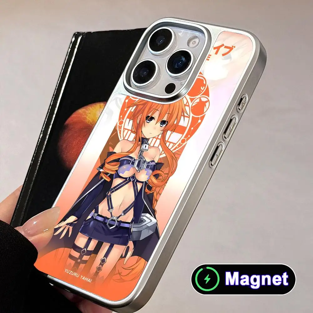 Date a Live Yamai Yuzuru Phone Case for iPhone 17 16 15 14 13 12 11 Air Pro Max Plus Electroplated Silver Magnet Cover
Date a Live Yamai Yuzuru Phone Case for iPhone 17 16 15 14 13 12 11 Air Pro Max Plus Electroplated Silver Magnet Cover