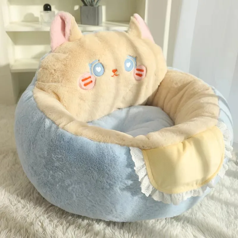 HOOPET Cat Bed Sofa Winter Warm Pet Bed for Small Dogs Cats Thicken Dog Deep Sleeping Bed Puppy Kennel Pet Supplies
HOOPET Cat Bed Sofa Winter Warm Pet Bed for Small Dogs Cats Thicken Dog Deep Sleeping Bed Puppy Kennel Pet Supplies