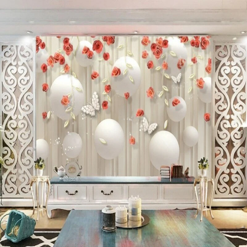 Fashionally Romantic And Simple 3D Three-Dimensional Rose Flower Wallpaper For Wardrobe Kitchen Living Room And Bedroom Wall
Fashionally Romantic And Simple 3D Three-Dimensional Rose Flower Wallpaper For Wardrobe Kitchen Living Room And Bedroom Wall