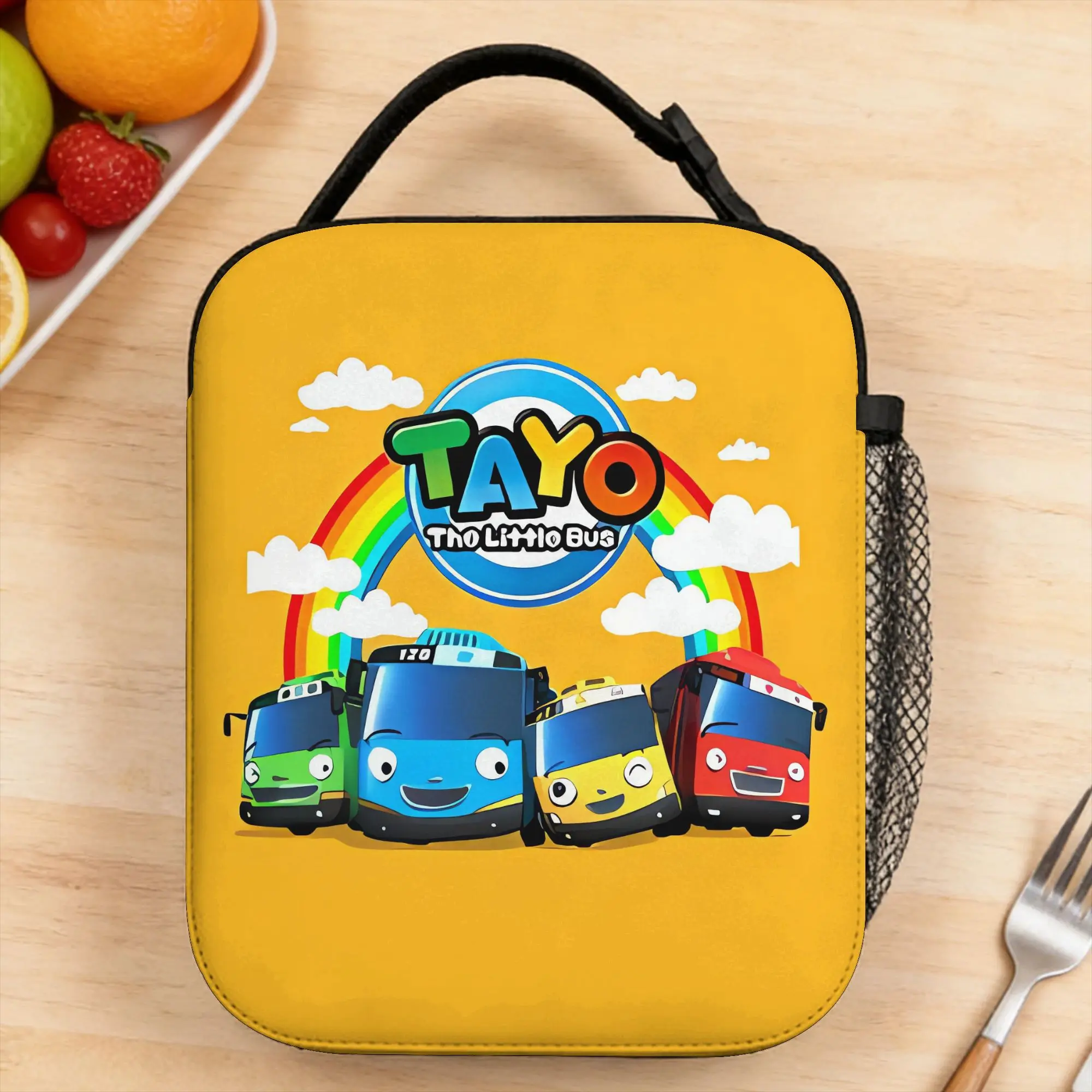 Cartoon Tayo The Little Bus Lunch Bag Fashion Picnic Lunch Box Print Portable Insulated Thermal Tote Handbags
Cartoon Tayo The Little Bus Lunch Bag Fashion Picnic Lunch Box Print Portable Insulated Thermal Tote Handbags