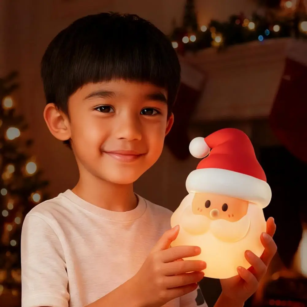 Santa Night Light Magnetic Display Night Light Rechargeable Santa Claus Night Light Silicone Touch for Nursery for Breastfeeding
Santa Night Light Magnetic Display Night Light Rechargeable Santa Claus Night Light Silicone Touch for Nursery for Breastfeeding