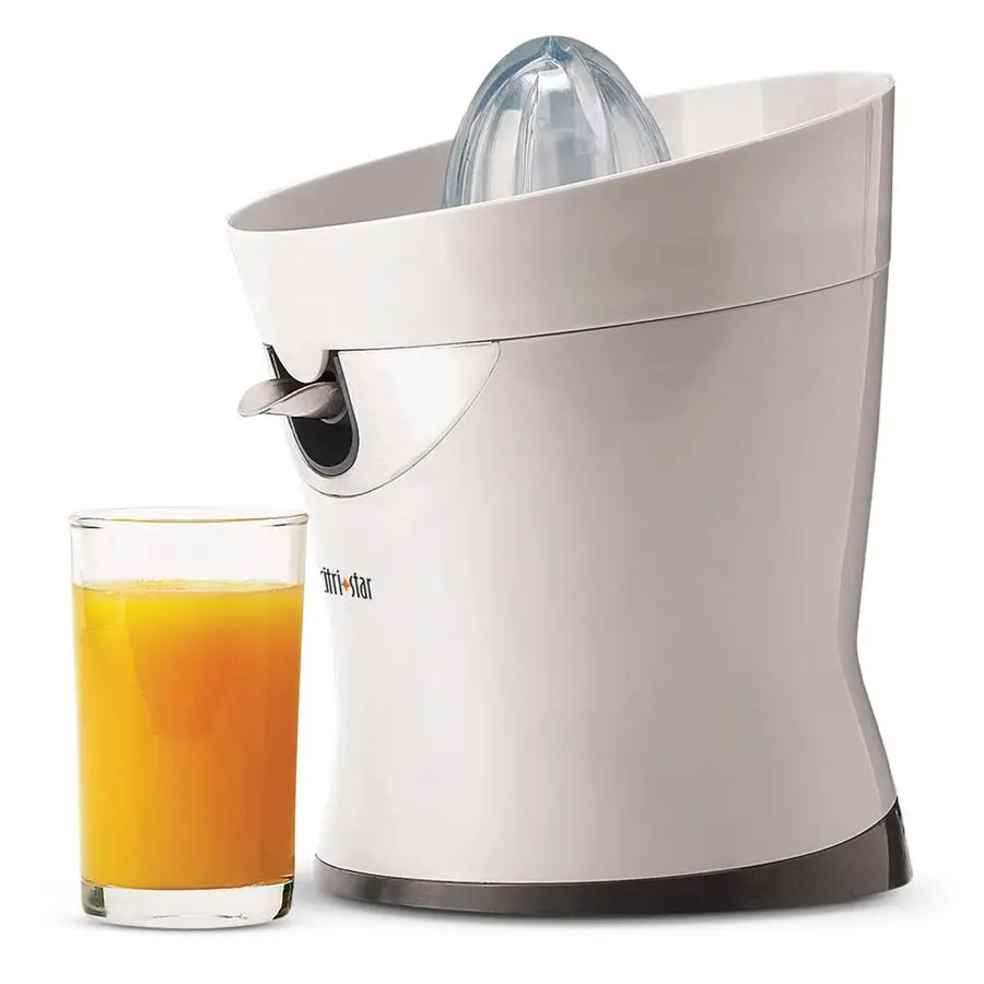 CitriStar CS1000 Electric Citrus Juicer with Stainless Steel Strainer and Spout White
CitriStar CS1000 Electric Citrus Juicer with Stainless Steel Strainer and Spout White
