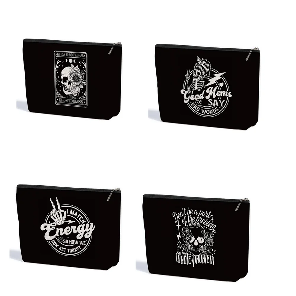Skeleton Skull Makeup Bag Goth Accessories Scary Gothic Cosmetic Bag Halloween Party Travel Essentials Toiletry Organizer Gifts
Skeleton Skull Makeup Bag Goth Accessories Scary Gothic Cosmetic Bag Halloween Party Travel Essentials Toiletry Organizer Gifts