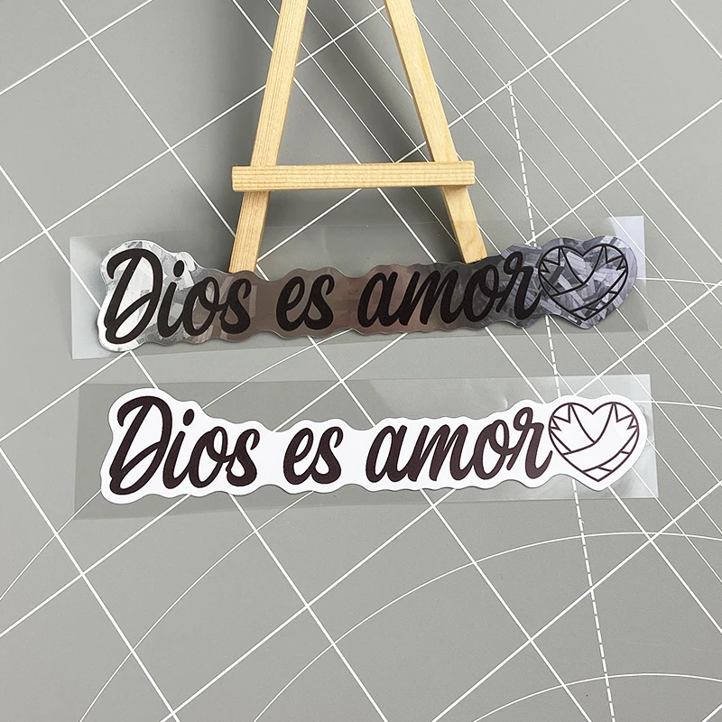 Dios Es Amor Spanish Waterproof Sticker Vinyl Decal for Car Moto Fuel Tank Bicycle DIY Styling Decor
Dios Es Amor Spanish Waterproof Sticker Vinyl Decal for Car Moto Fuel Tank Bicycle DIY Styling Decor
