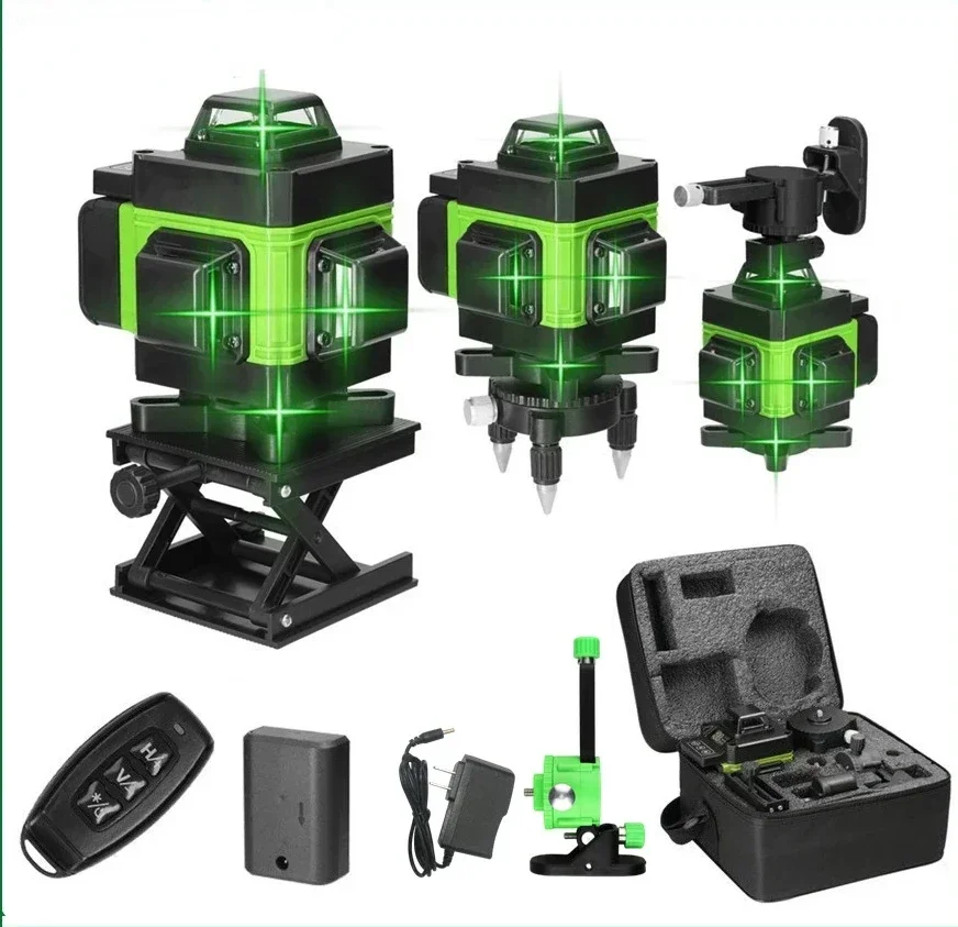 360° Vertical Level Laser with 3000mAh Li-ion Battery Laser Level Self-leveling 8 /12/16Lines Green Laser Levels Machine
360° Vertical Level Laser with 3000mAh Li-ion Battery Laser Level Self-leveling 8 /12/16Lines Green Laser Levels Machine