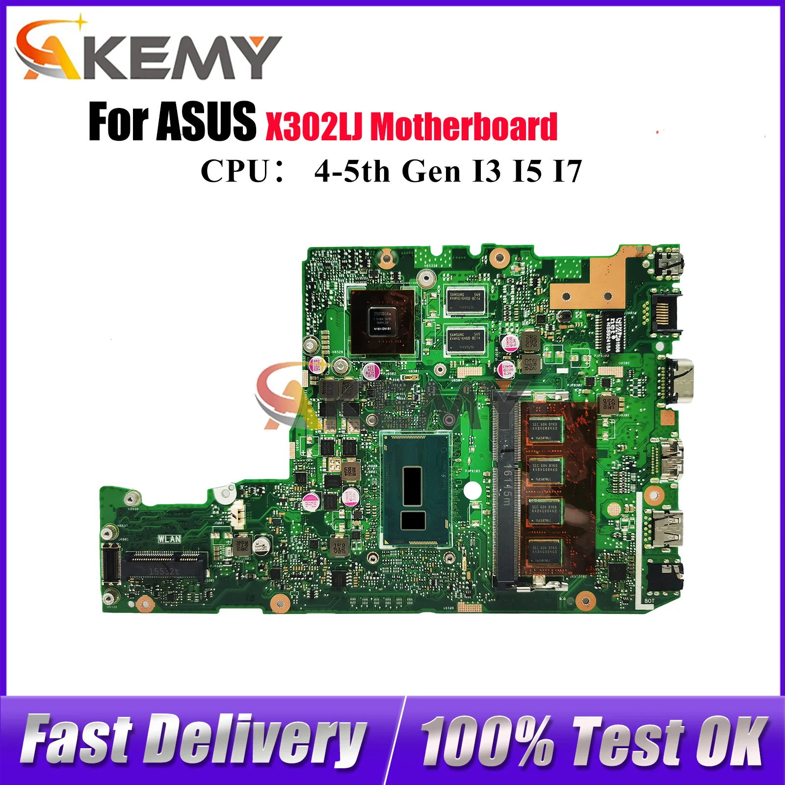 X302LJ Материнская плата для ноутбука ASUS VivoBook X302L X302LJ Материнская плата для ноутбука с процессором I3 I5 I7 100% тестирование ОК быстрая доставка stk
X302LJ Материнская плата для ноутбука ASUS VivoBook X302L X302LJ Материнская плата для ноутбука с процессором I3 I5 I7 100% тестирование ОК быстрая доставка stk