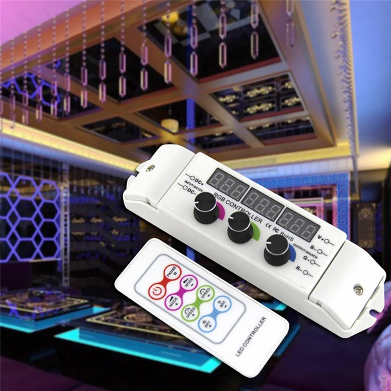 LICE-DC12V-DC24V Output RGB RGBW Led 5050 3528 Strip Controller RF Remote Knob Dimmer
LICE-DC12V-DC24V Output RGB RGBW Led 5050 3528 Strip Controller RF Remote Knob Dimmer