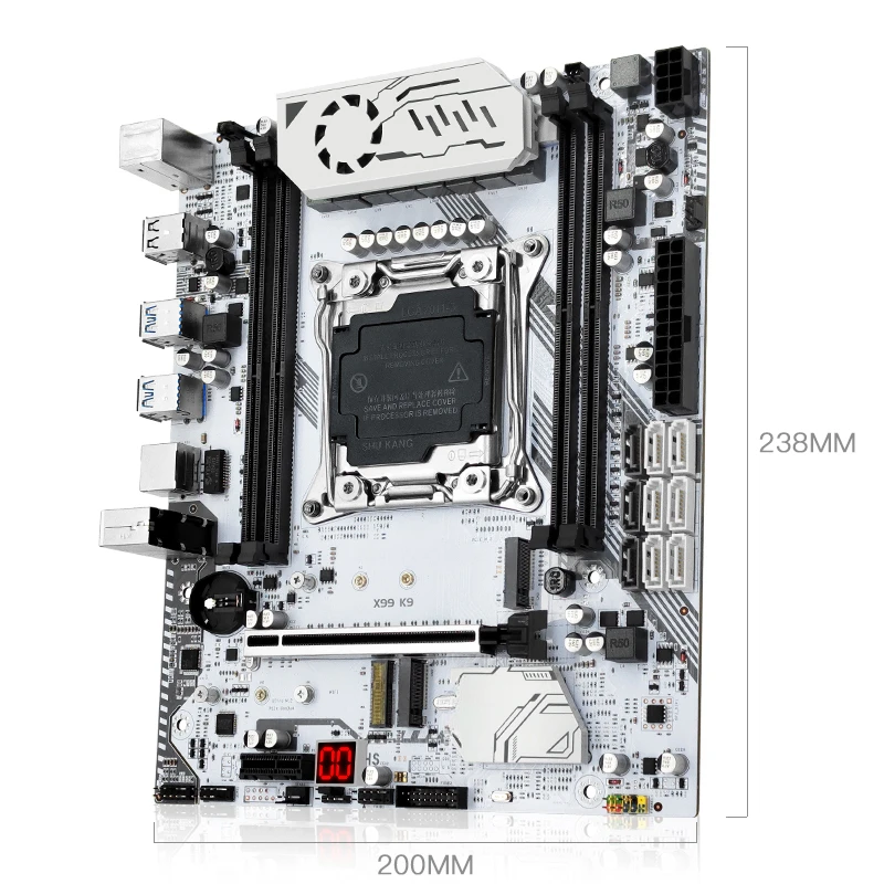 X99 K9 main board DDR4 2011-3 pins CPU set game multi-open native chip main board
X99 K9 main board DDR4 2011-3 pins CPU set game multi-open native chip main board
