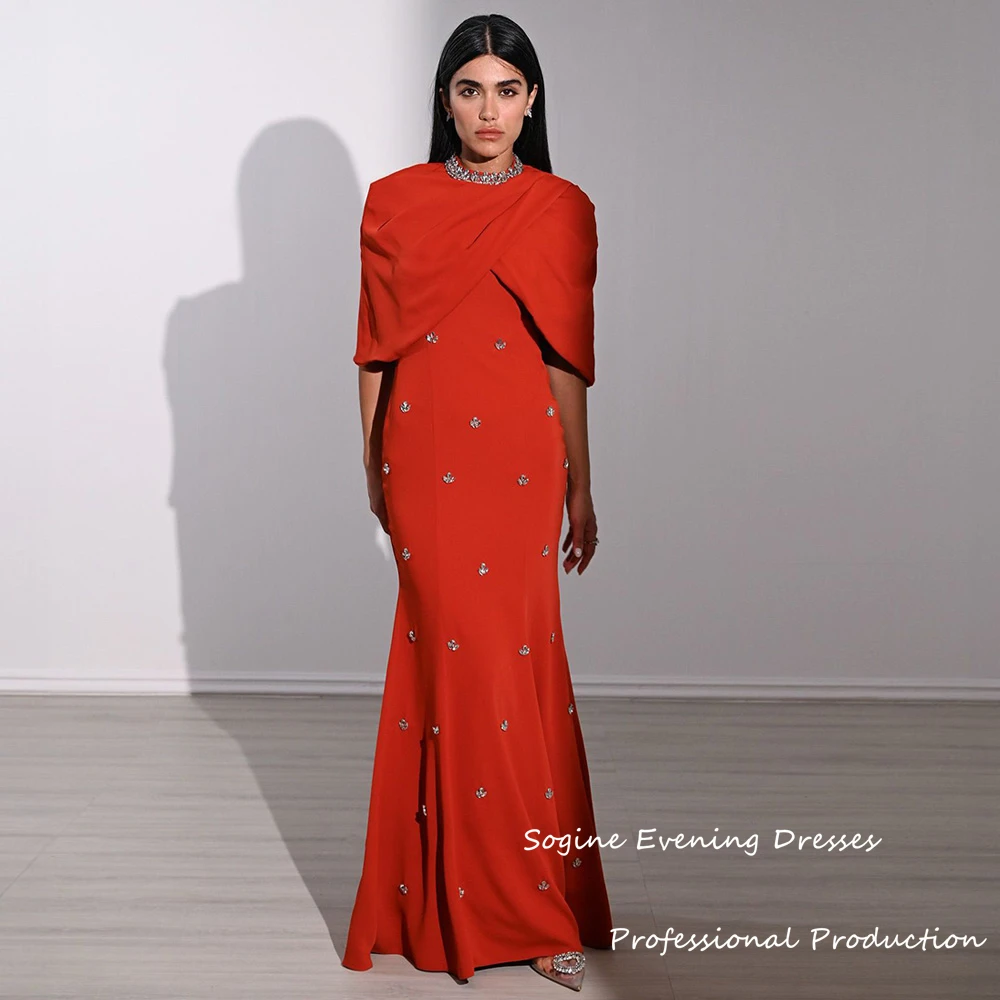 Formal Occasions Prom Dresses With Crystal-Embellished Cocktail Party Dress Floor-Length Crepe O-Neck Платье На Выпускной
Formal Occasions Prom Dresses With Crystal-Embellished Cocktail Party Dress Floor-Length Crepe O-Neck Платье На Выпускной