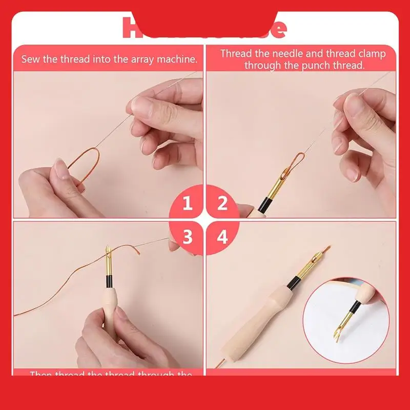 A32HOT-12 Pieces Punch Needle Set, Embroidery Wooden Handle Punch Needle Tools, Suitable For Adult Beginners, DIY Craft
A32HOT-12 Pieces Punch Needle Set, Embroidery Wooden Handle Punch Needle Tools, Suitable For Adult Beginners, DIY Craft