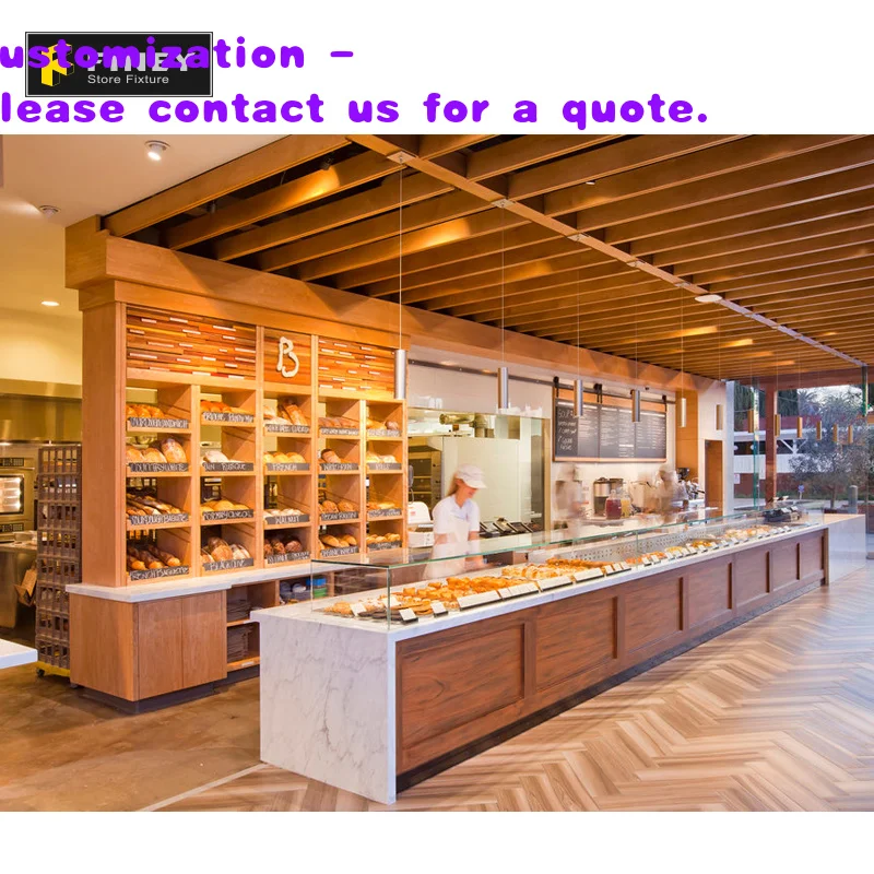 Стильный дизайн витрины для хлеба для пекарни/кондитерской
Стильный дизайн витрины для хлеба для пекарни/кондитерской