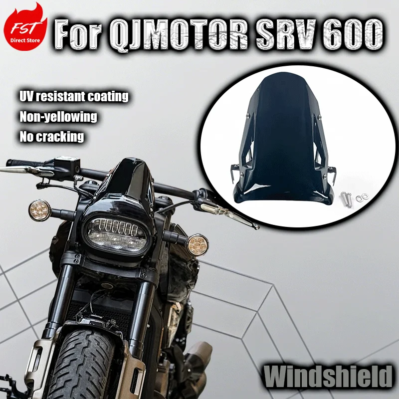 For Applicable to QJMOTOR SRV 600 modified parts, windscreen, racing front wind deflector
For Applicable to QJMOTOR SRV 600 modified parts, windscreen, racing front wind deflector