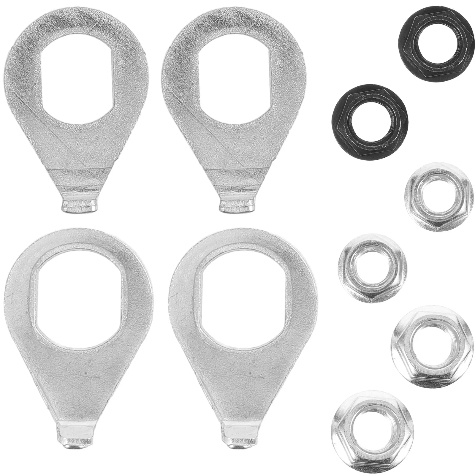 6Sets Bike Axle Nuts Washers Kit Heavy Duty Carbon Steel Fixed Flange Nuts for Rear Hub Fastening on Mountain Road Bikes
6Sets Bike Axle Nuts Washers Kit Heavy Duty Carbon Steel Fixed Flange Nuts for Rear Hub Fastening on Mountain Road Bikes