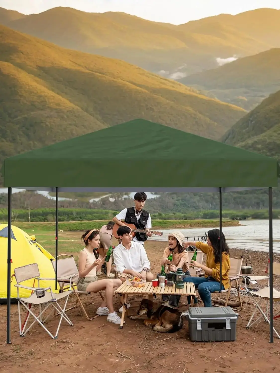 10x10FT Pop Up Canopy, Waterproof & UV Resistant Commercial Instant Craft Fair Canopy Tent Outdoor Events Instant Shelter
10x10FT Pop Up Canopy, Waterproof & UV Resistant Commercial Instant Craft Fair Canopy Tent Outdoor Events Instant Shelter
