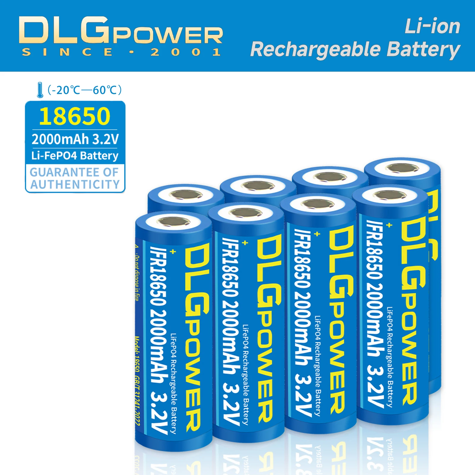 AIPEKE 2025 100% New HG2 18650 2000mAh Rechargeable battery 18650 3.2V discharge Power batteries + DIY Nickel
AIPEKE 2025 100% New HG2 18650 2000mAh Rechargeable battery 18650 3.2V discharge Power batteries + DIY Nickel